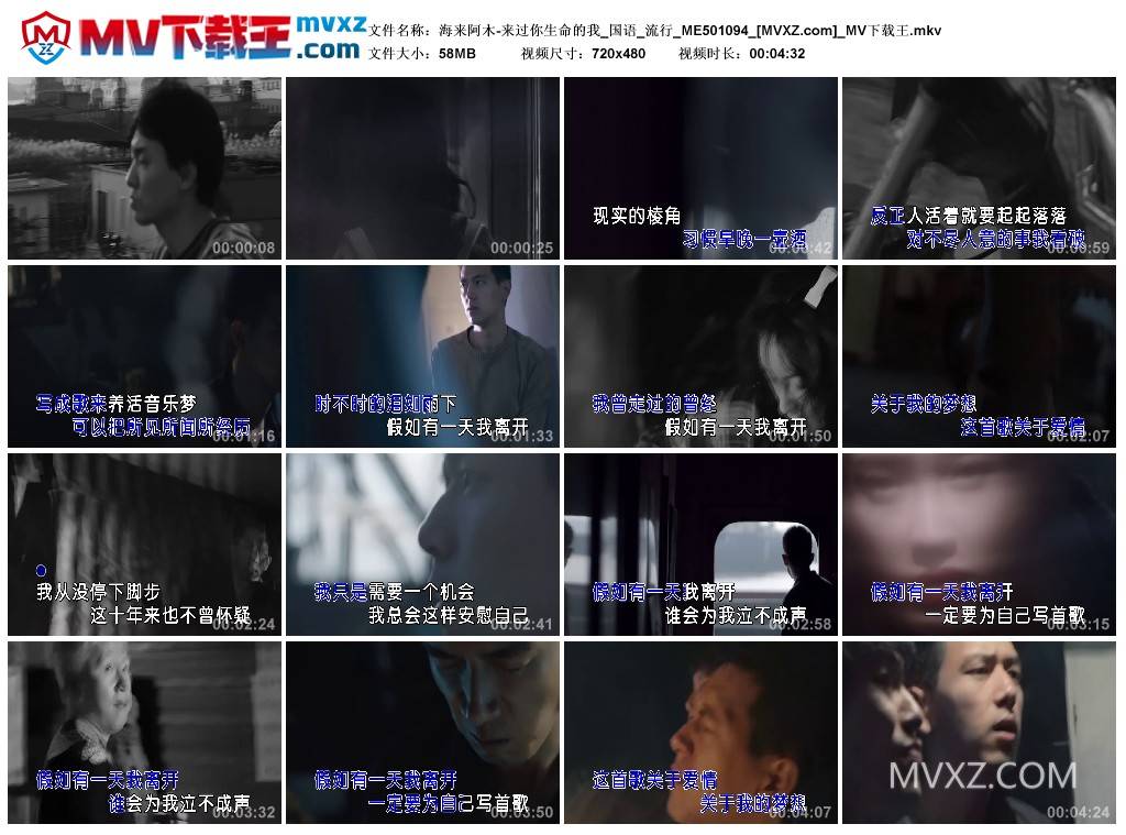 海来阿木-来过你生命的我_国语_流行_ME501094